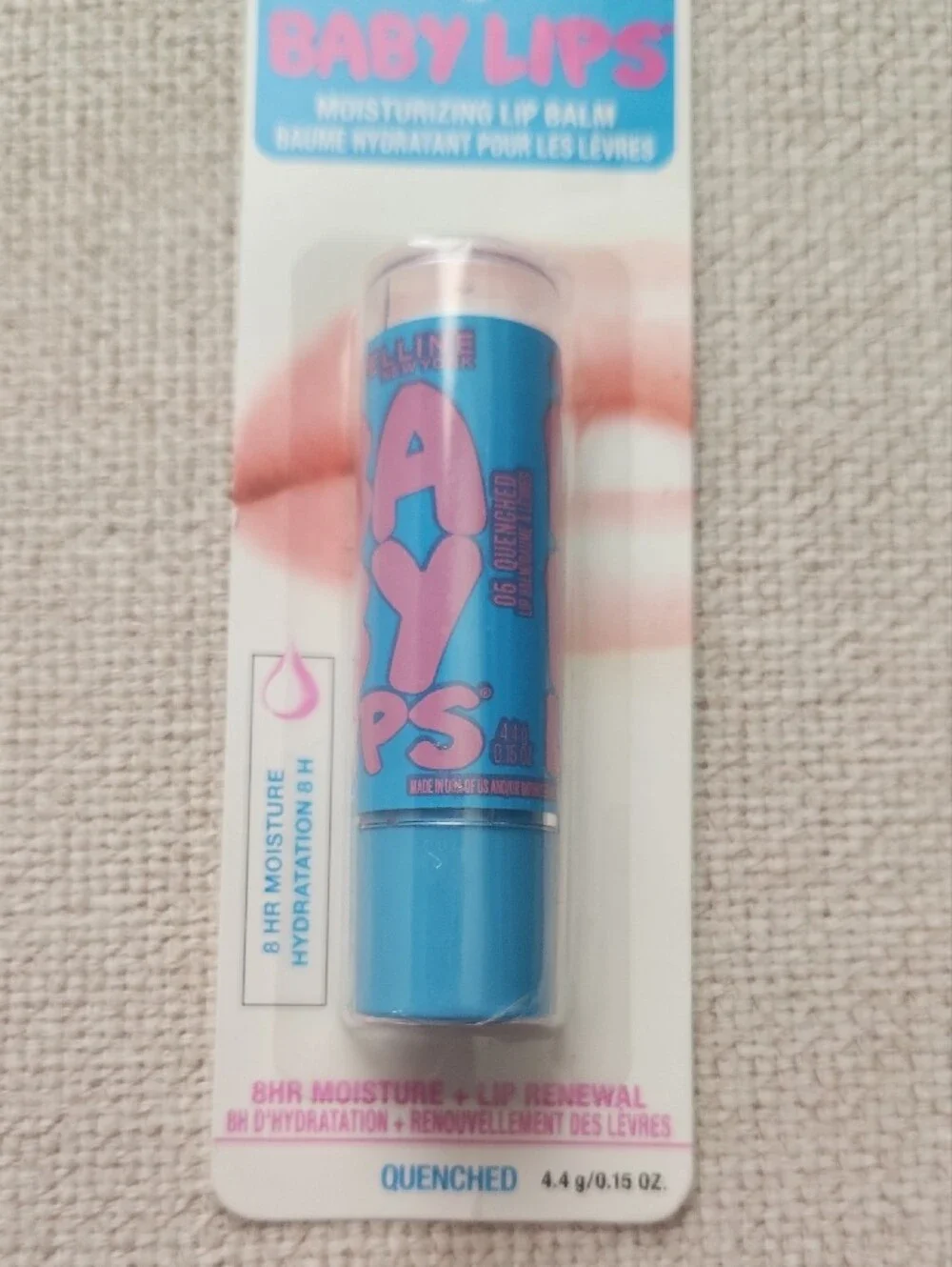 Maybelline Baby Lips Moisturizing Lip Balm - Bright Blue with Pink Accents
